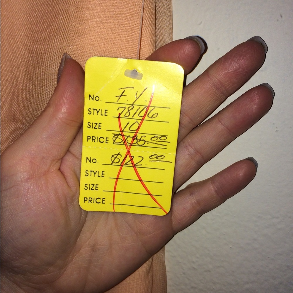 NWT Forever Yours -Pink Chiffon -Formal Dress - Picture 4 of 7