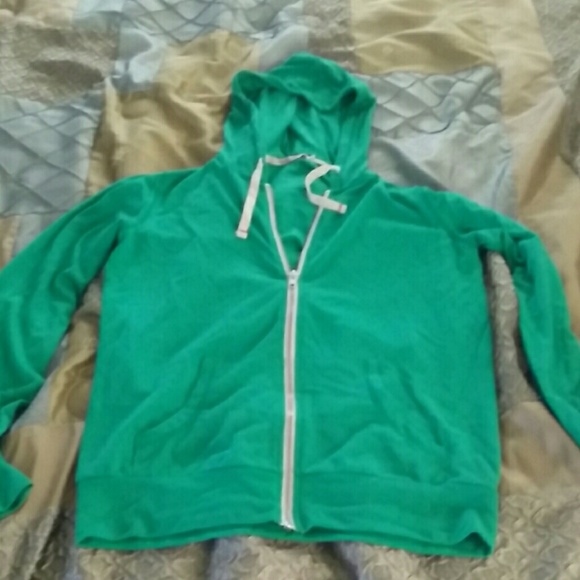 Abbot Main Jackets & Blazers - Green light zip up hoodie!