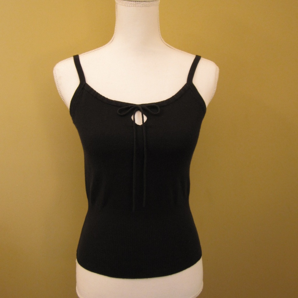 Xhilaration Black Spagetti Strap Sweater Size S