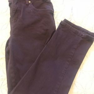 Purple jeans