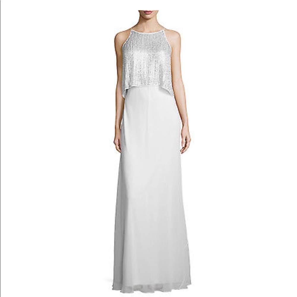 Aidan Mattox pop over gown