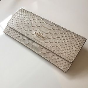 Coach textures leather wallet