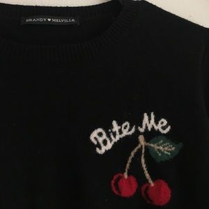 Brandy Melville Bite Me Sweater