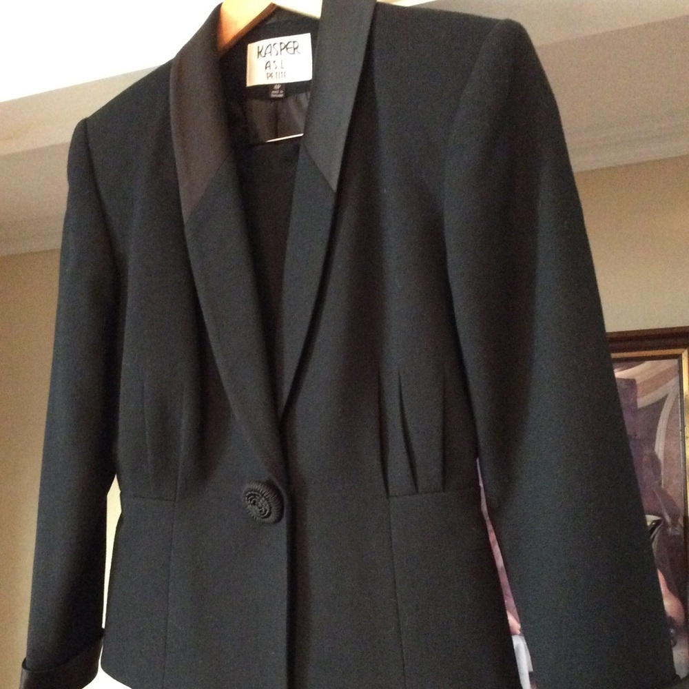 Timeless classic black suit