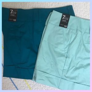 2 pairs of NY&Co. 7th Ave Shorts