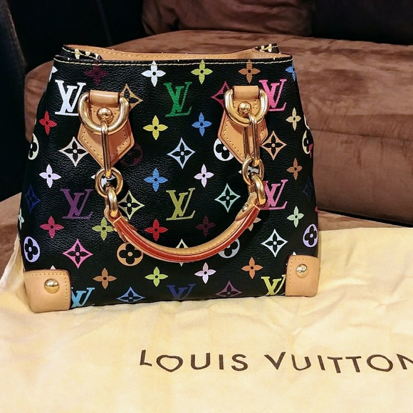 Louis Vuitton Handbags - Louis Vuitton black Audra monogram small hobo