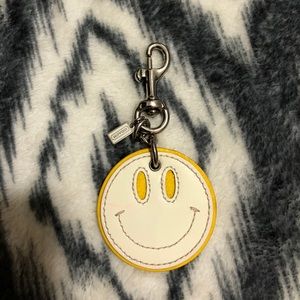 Coach Leather Key Chain