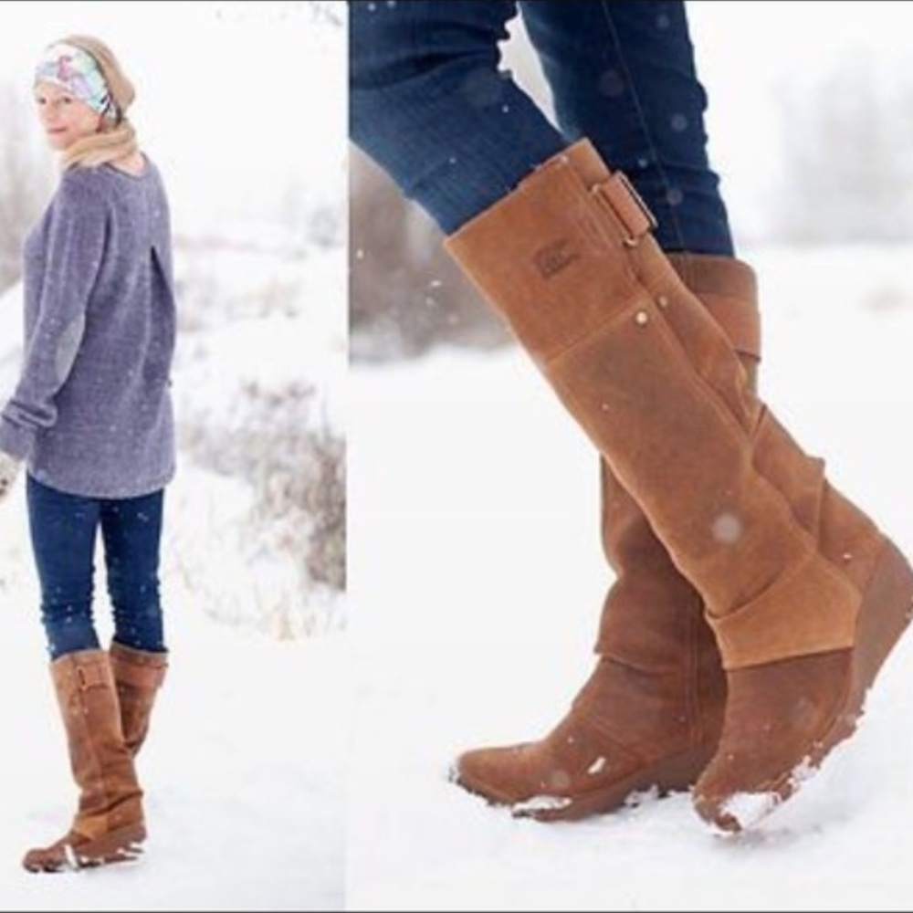 NIB Sorel TORONTO Snow/Waterproof Tall Tan Boots