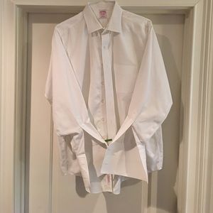 French cuff white button down