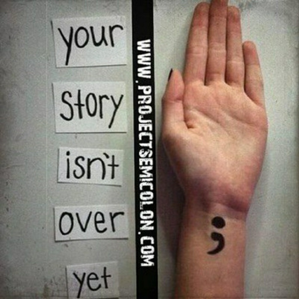 💰5/$20 My story isn't over yet semicolon bangle - Picture 6 of 6