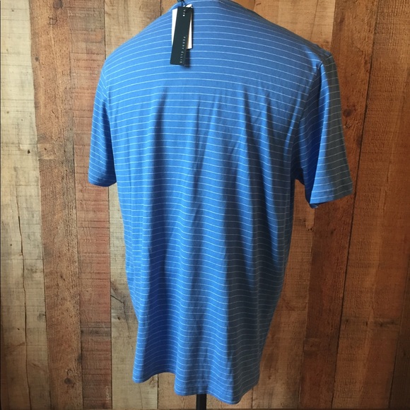 PERRY ELLIS Striped V-neck - Picture 5 of 6