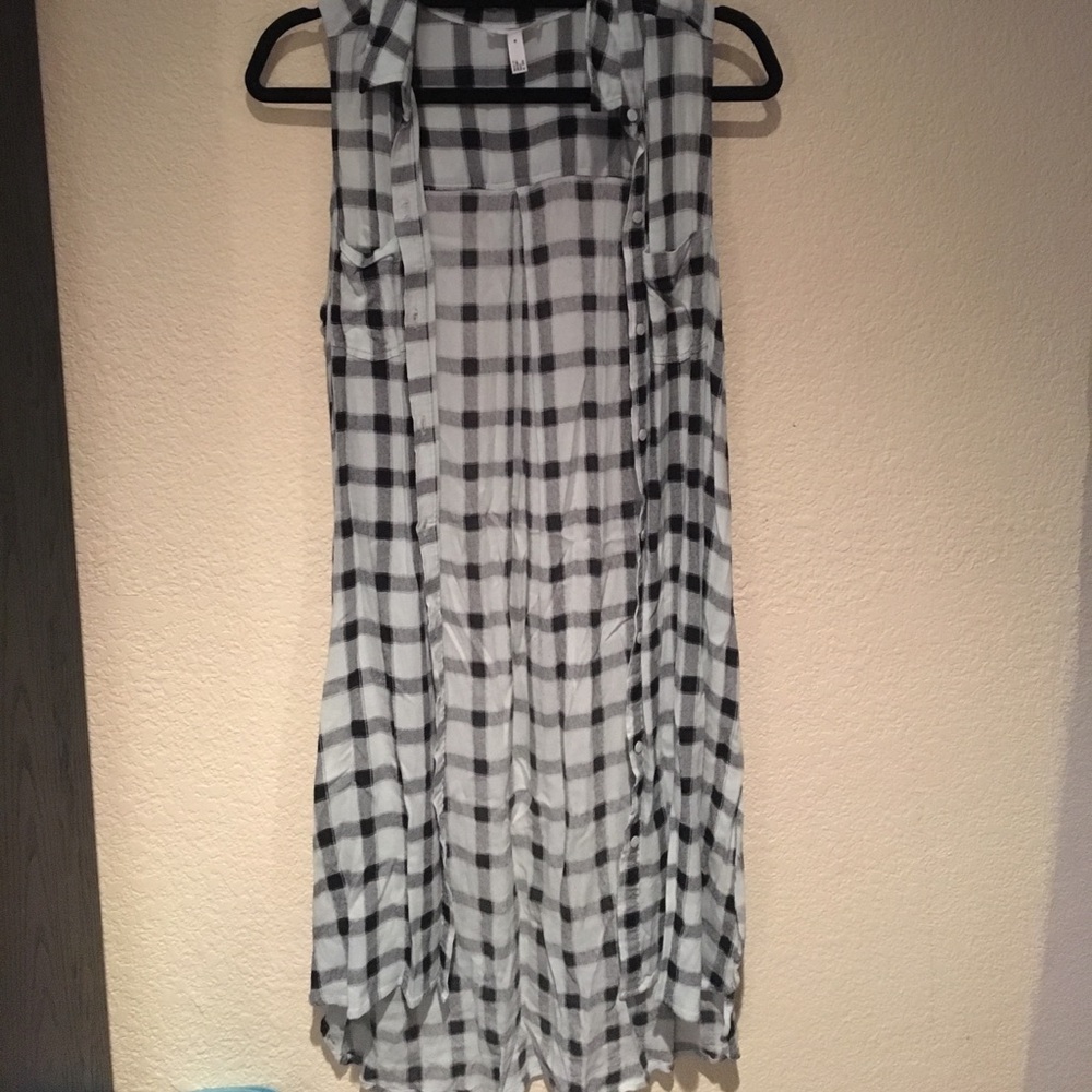 Mint & Black Plaid Tunic