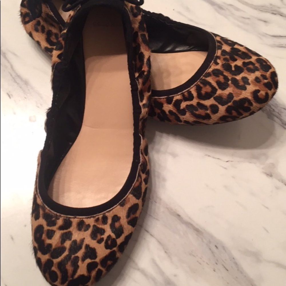 Cole Haan Sz 9 Cheetah Ballet Flats