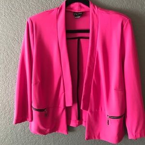 City Chic Pink Blazer