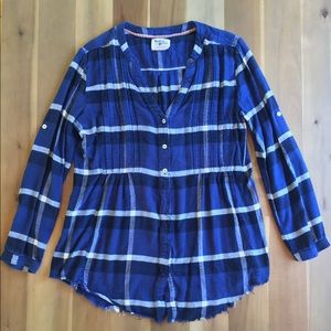 Anthropologie Holding Horses Flannel