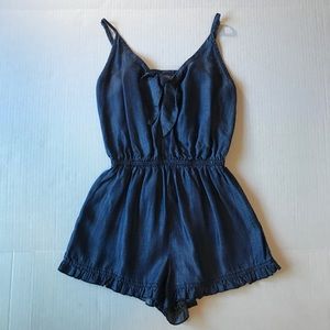 Blue Jean/Denim Romper from Mossimo