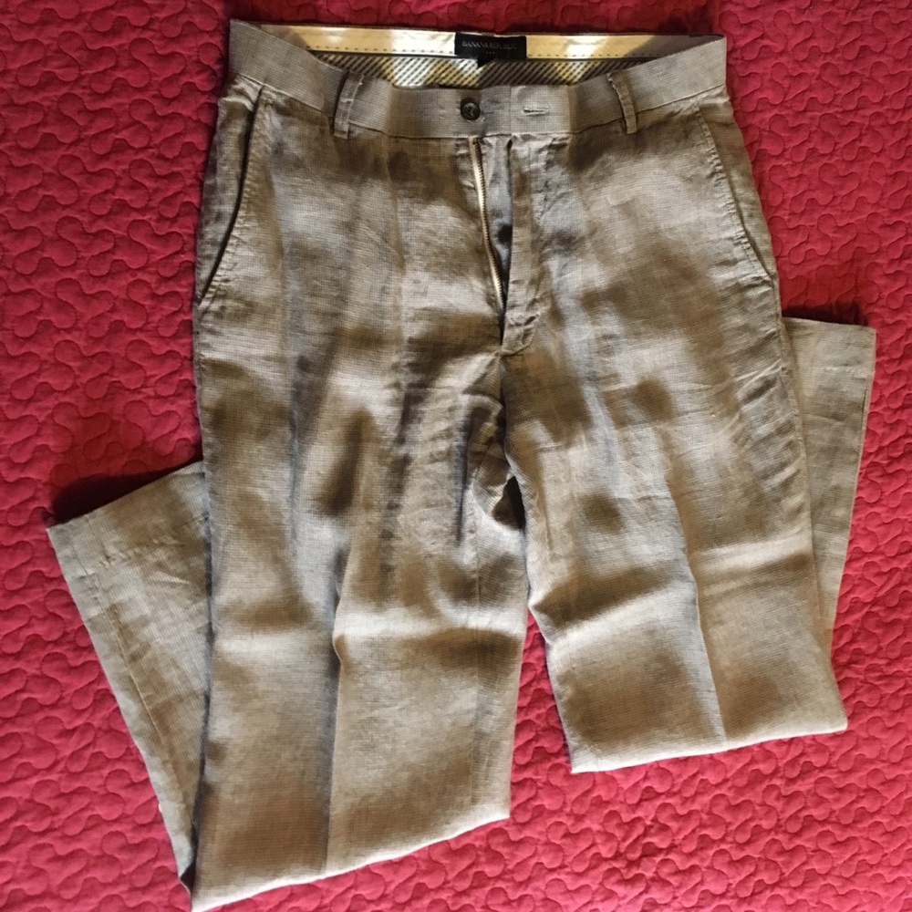 Banana Republic linen slacks