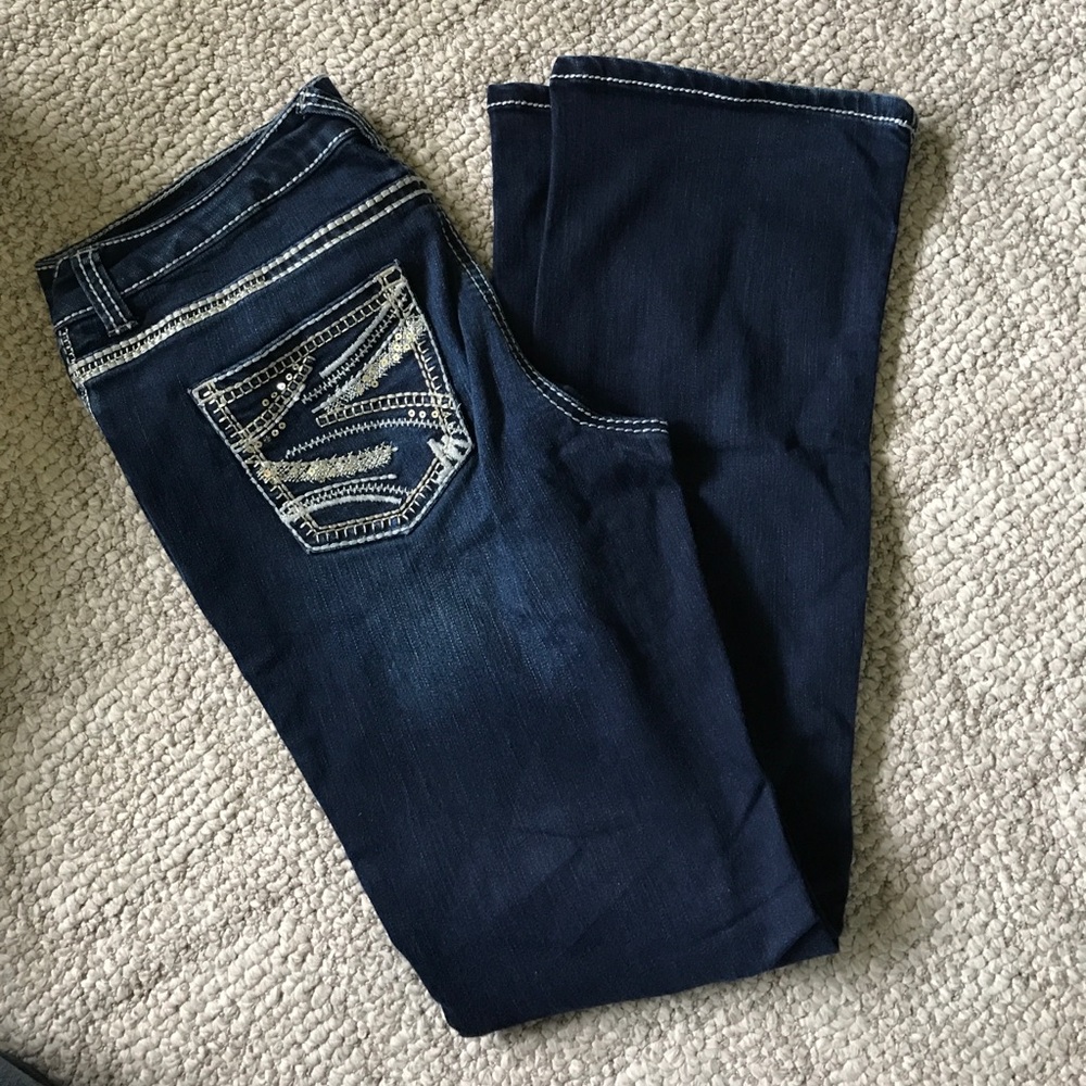 Maurices size 7 jeans 30 inch inseam.