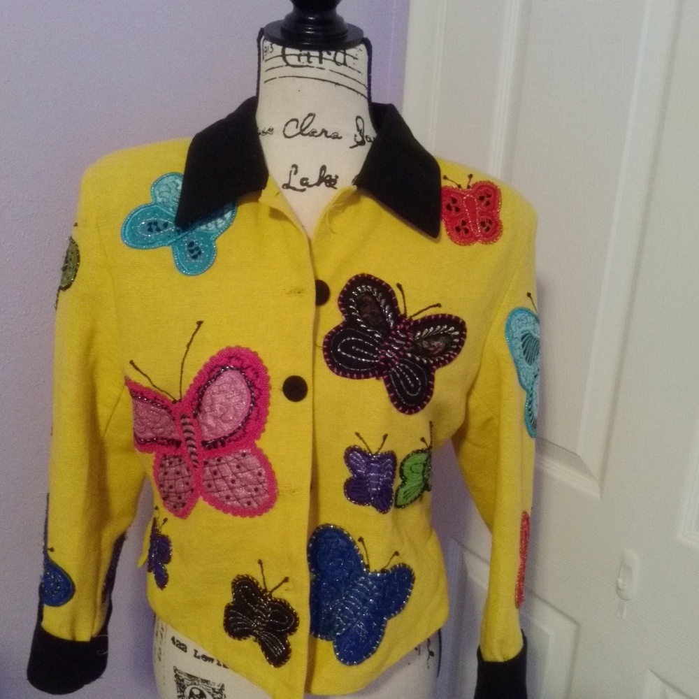 Yellow decorative Jacket