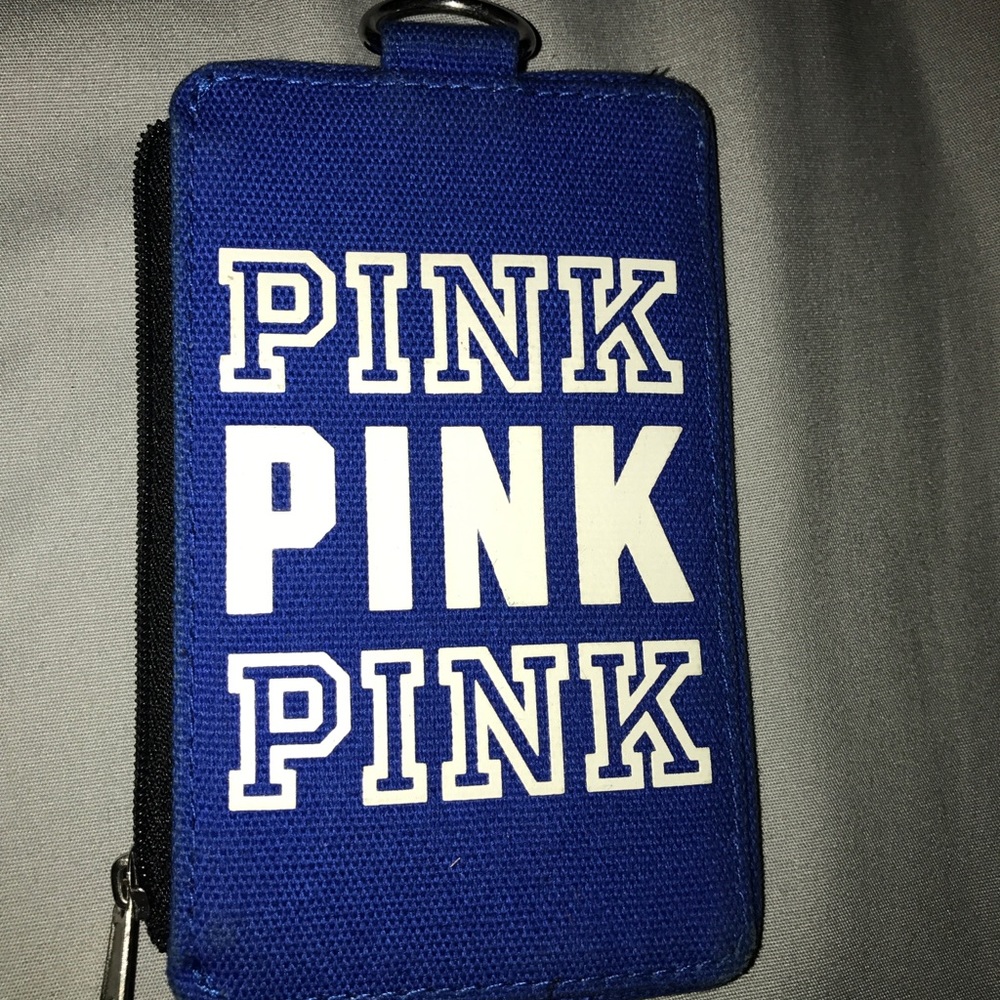 Pink victoria secret lanyard