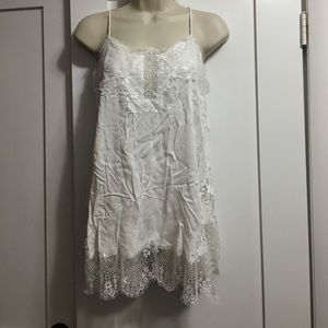 White lace camisole