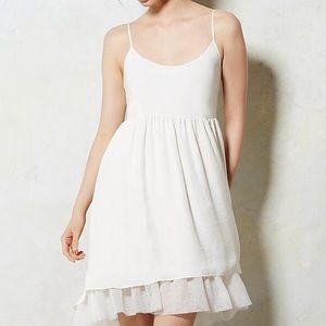 Anthropologie Tiered Tulle Chemise