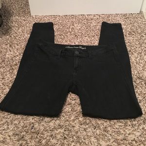 Black AE stretch black FULL LENGTH jegging