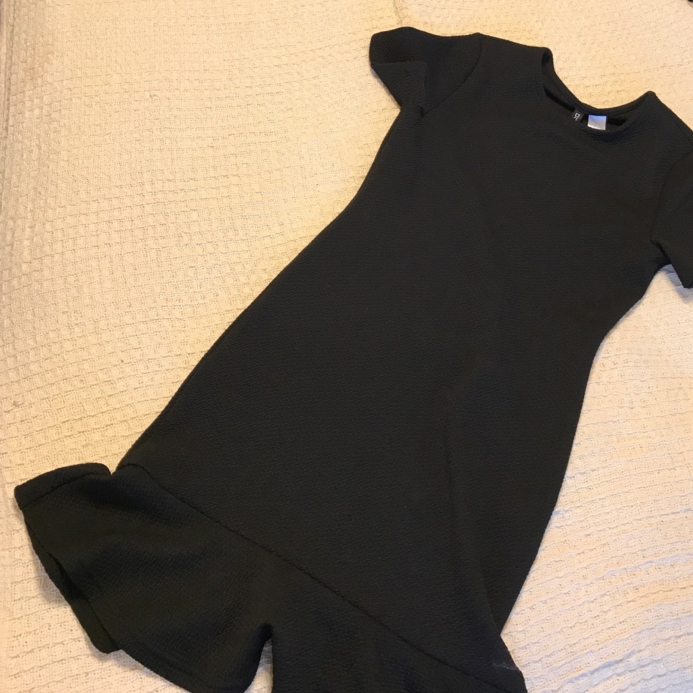 Black frilly dress