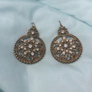 Gold Detailed Earrings