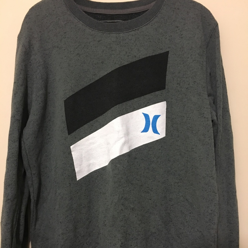 Men's gray Hurley pullover sweater