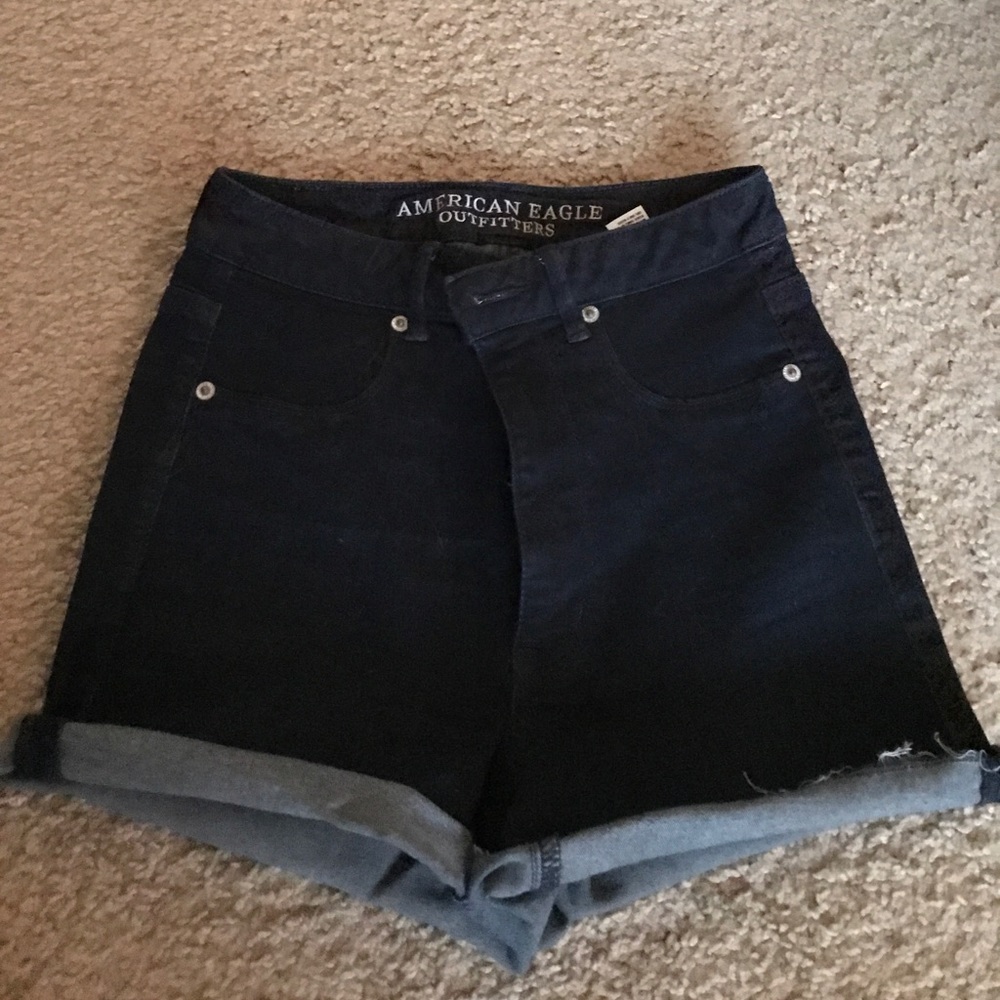 American Eagle high waisted jean shorts