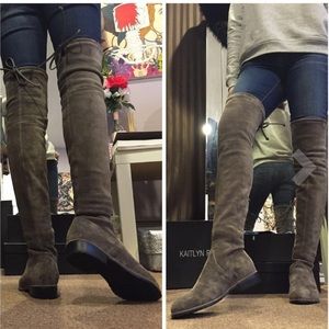 Kaitlyn Pan grey over the knee boots