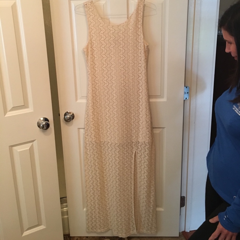 Cream Knit dress