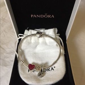Pandora Bracelet -- Charms included!