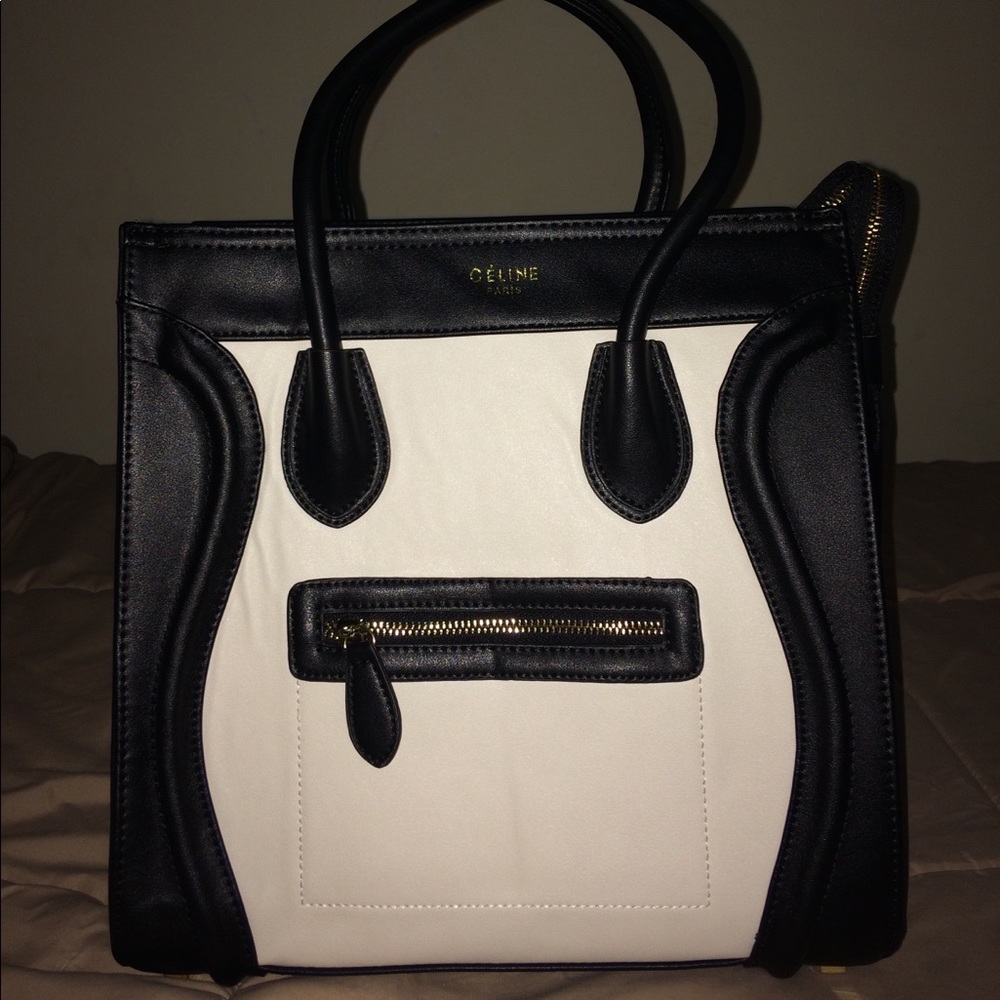 Black and White Mini Luggage