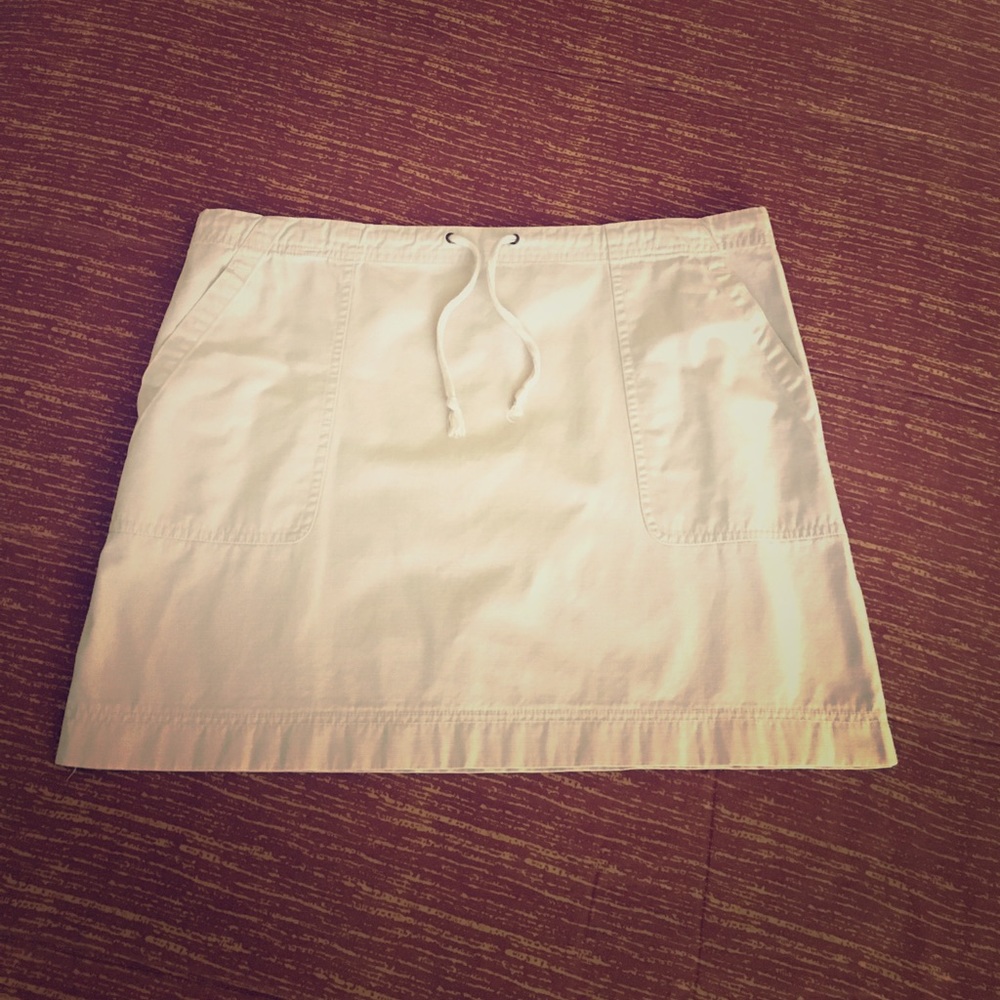 🍍J.Crew Cotton Drawstring Skirt