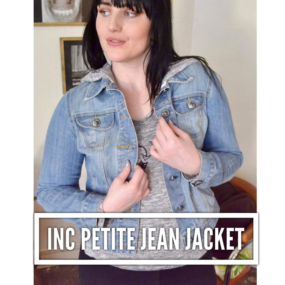 INC Petite- Classic Jean Jacket- Size Small