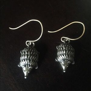 Hedgehog earrings