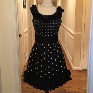 Beautiful Polka Dot Party Dress by Samuel Dong