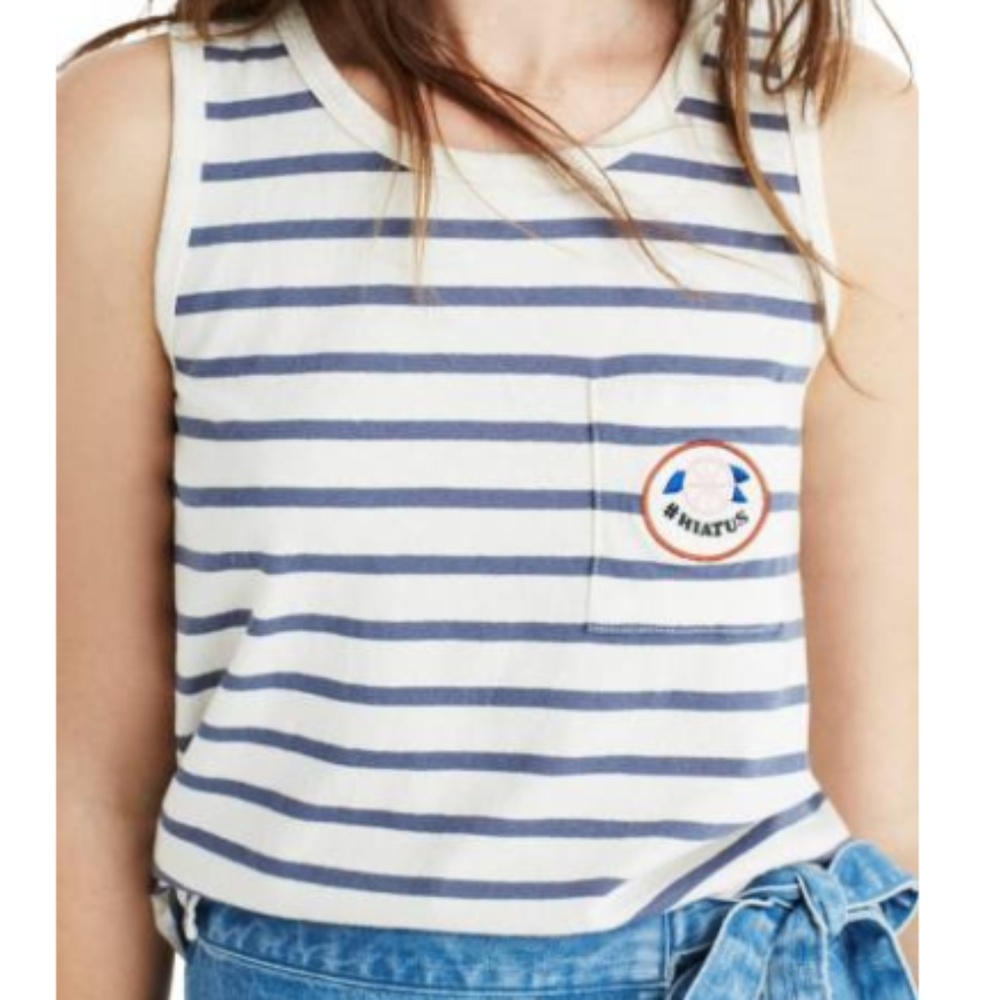 Madewell Stripe Patch Tank