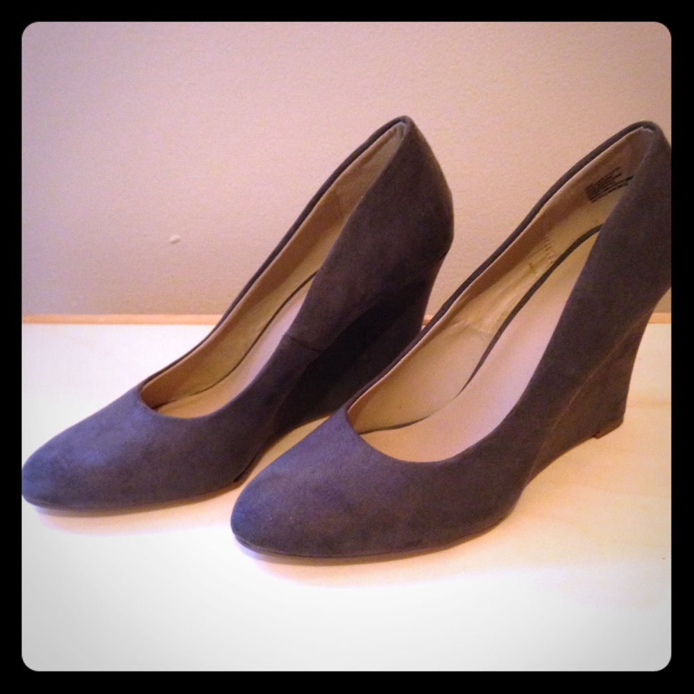Suede Wedges