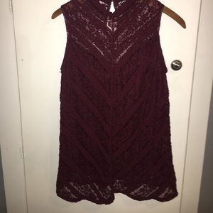 NWT Knox Rose high-neck lace tank