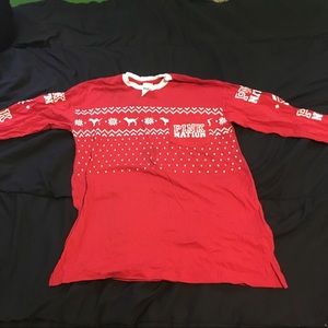 PINK oversized holiday tee