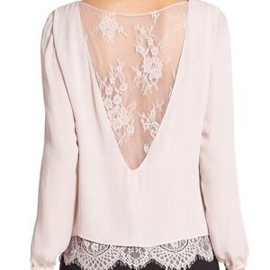 Parker Dust Rosedale Lace Back Top