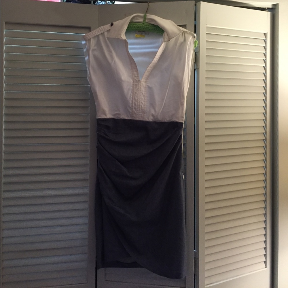 Shirt-and-blouse appearing Dress