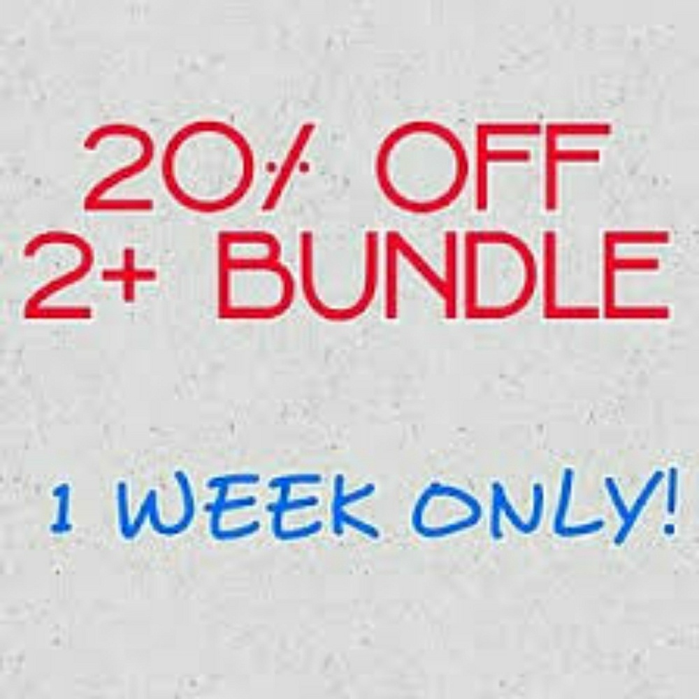 20% off. Everything must go