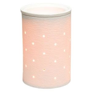 Scentsy Etched Core warmer with Dragonfly wrap