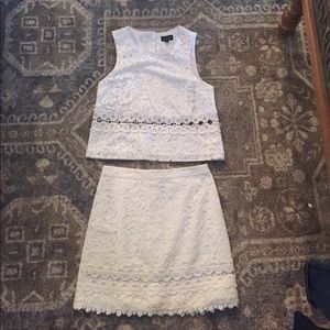 Topshop two price white set! This is so cute on