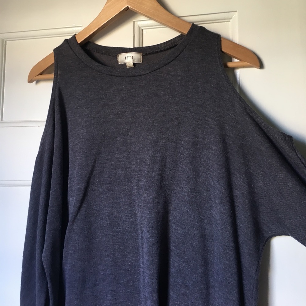 Cold shoulder long sleeve