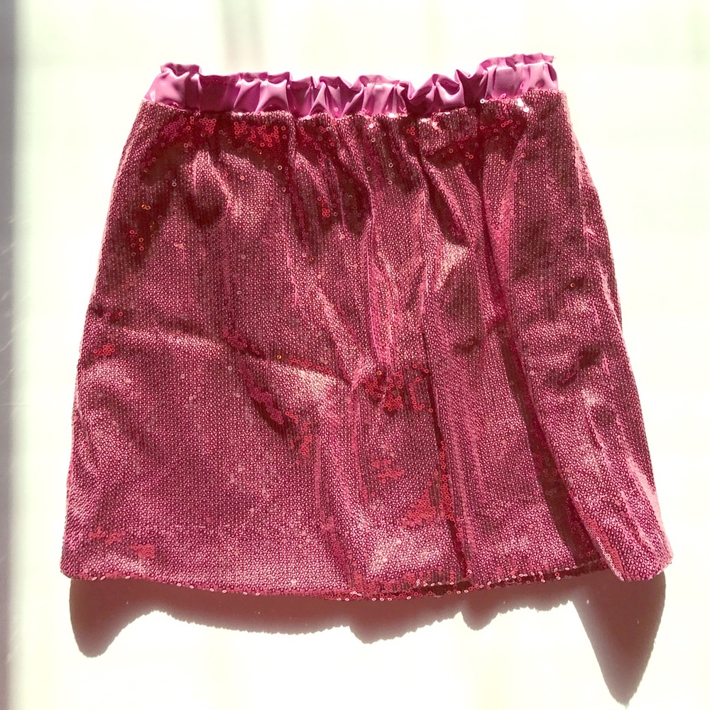 Rain for Life Pink Sequence Skirt